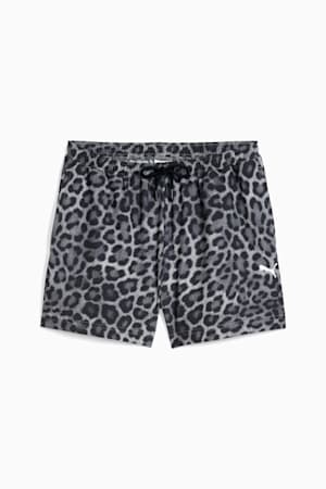 LEO LUXE A-Line All-Over Print 3" Woven Shorts Women, PUMA Black, extralarge-GBR